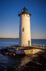 Sun Sets in Front of Portsmouth Harbor Lighthouse